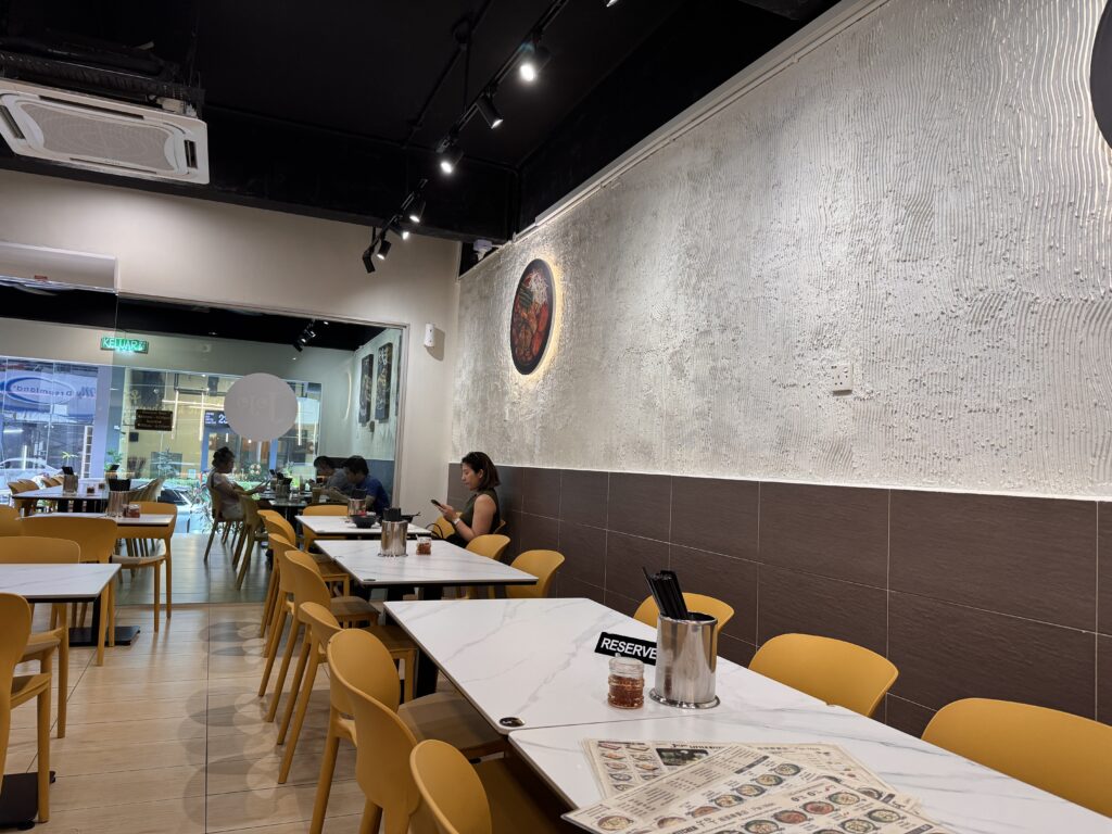Interior of Jojo Little Kitchen in Desa Sri Hartamas, Kuala Lumpur