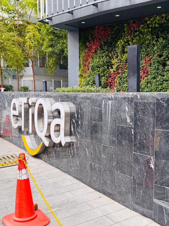 Etiqa Building exterior signage in Bangsar, Kuala Lumpur